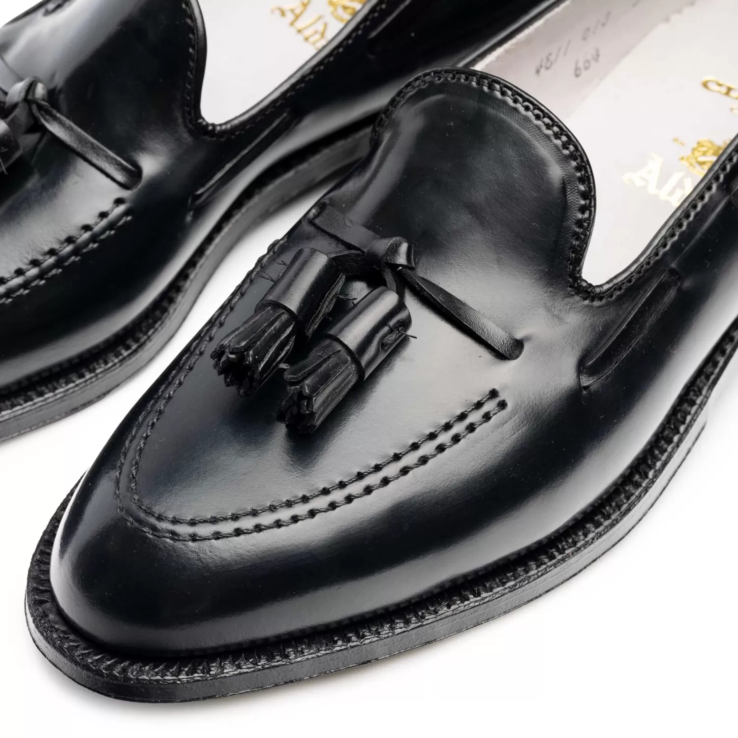 Alden Alden<Black Shell Cordovan Tassel Moccasin Loafer 664