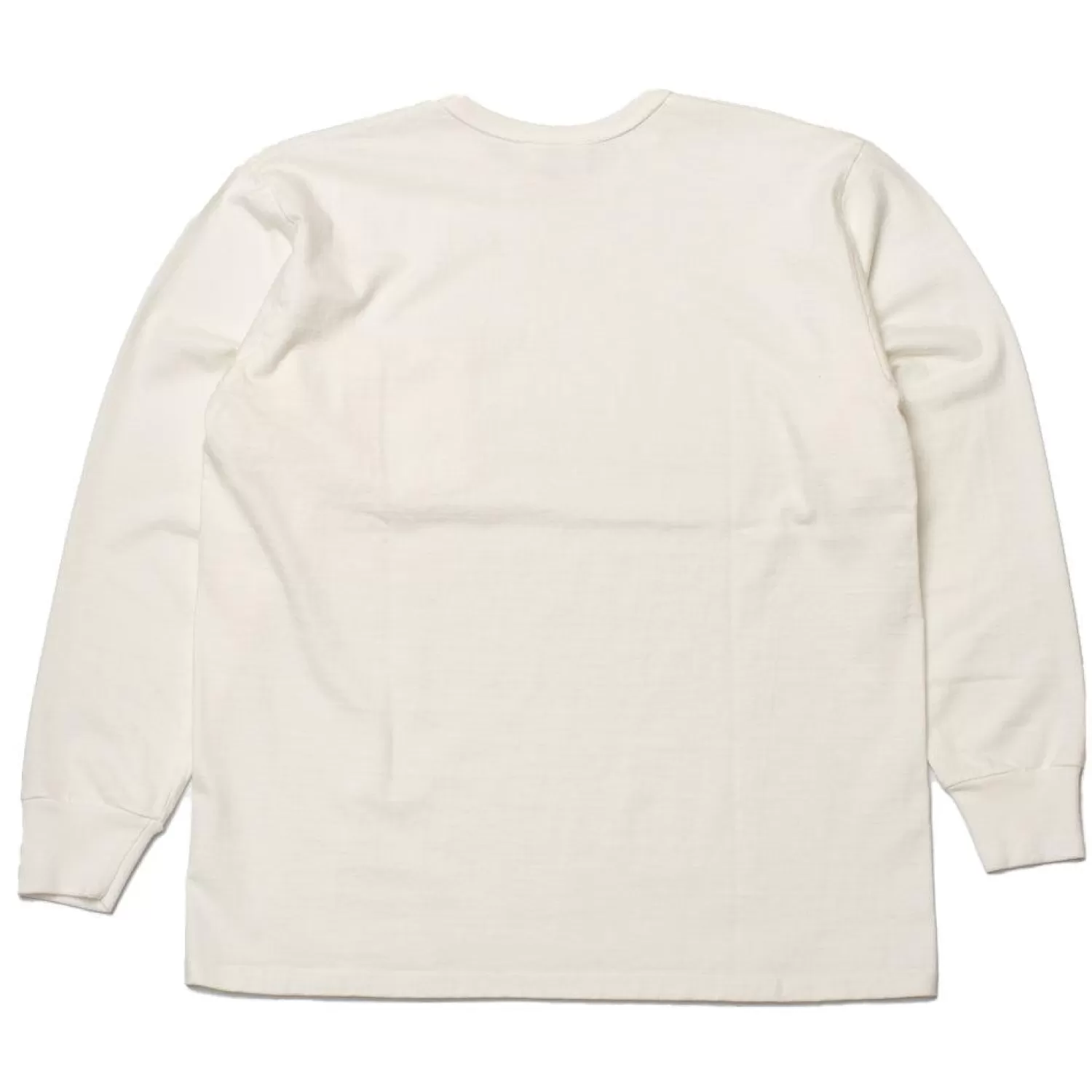 Allevol T-shirts & Undershirts<Heavy Duty Crew Neck Square Pocket L/S T-shirt White
