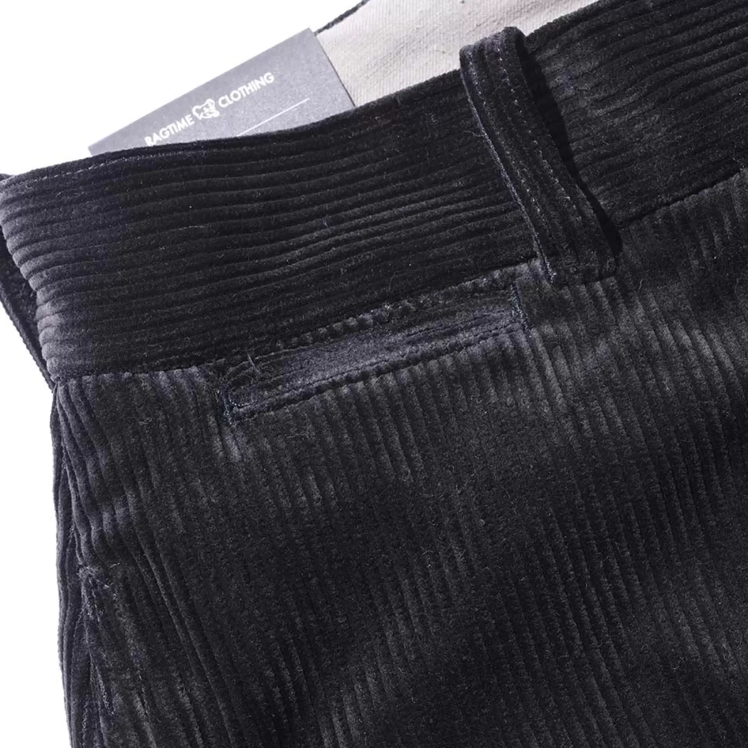Belafonte Ragtime Clothing Pants & Trousers | Chinos<Hi Back Corduroy Trousers Black