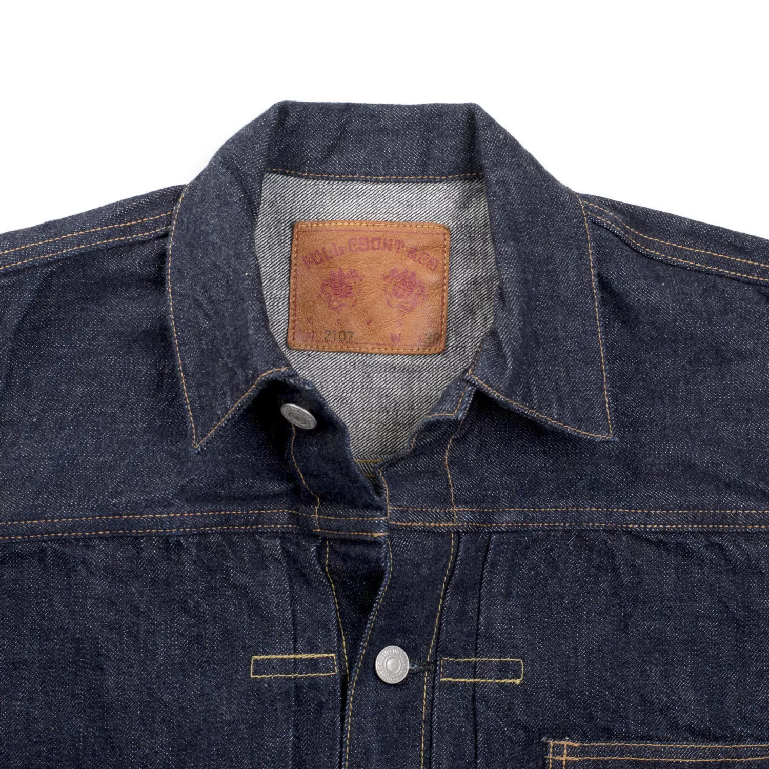 Full Count Jackets And Coats | Jacket<2107 Type I 13.75oz Denim jacket One Wash