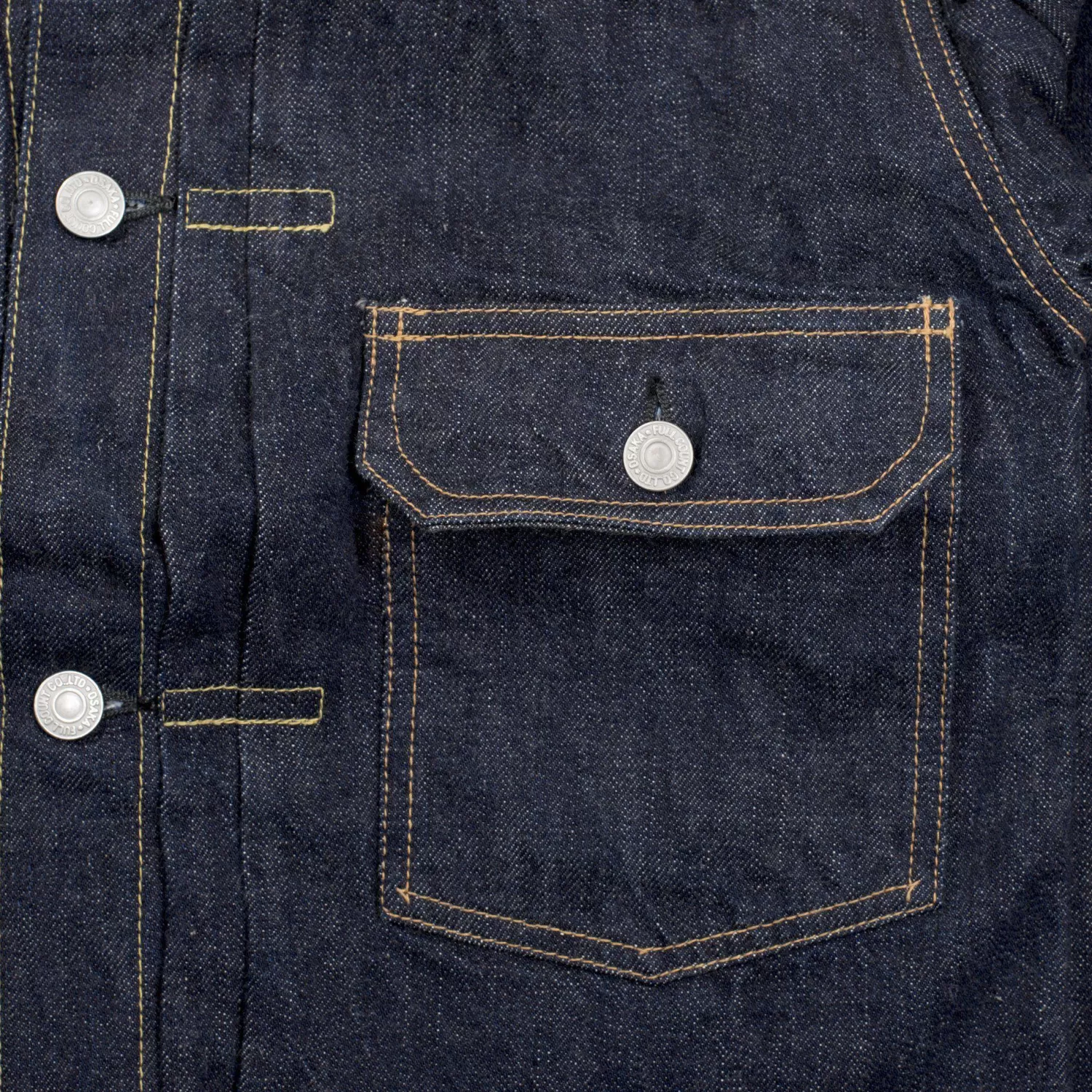 Full Count Jackets And Coats | Jacket<2107 Type I 13.75oz Denim jacket One Wash