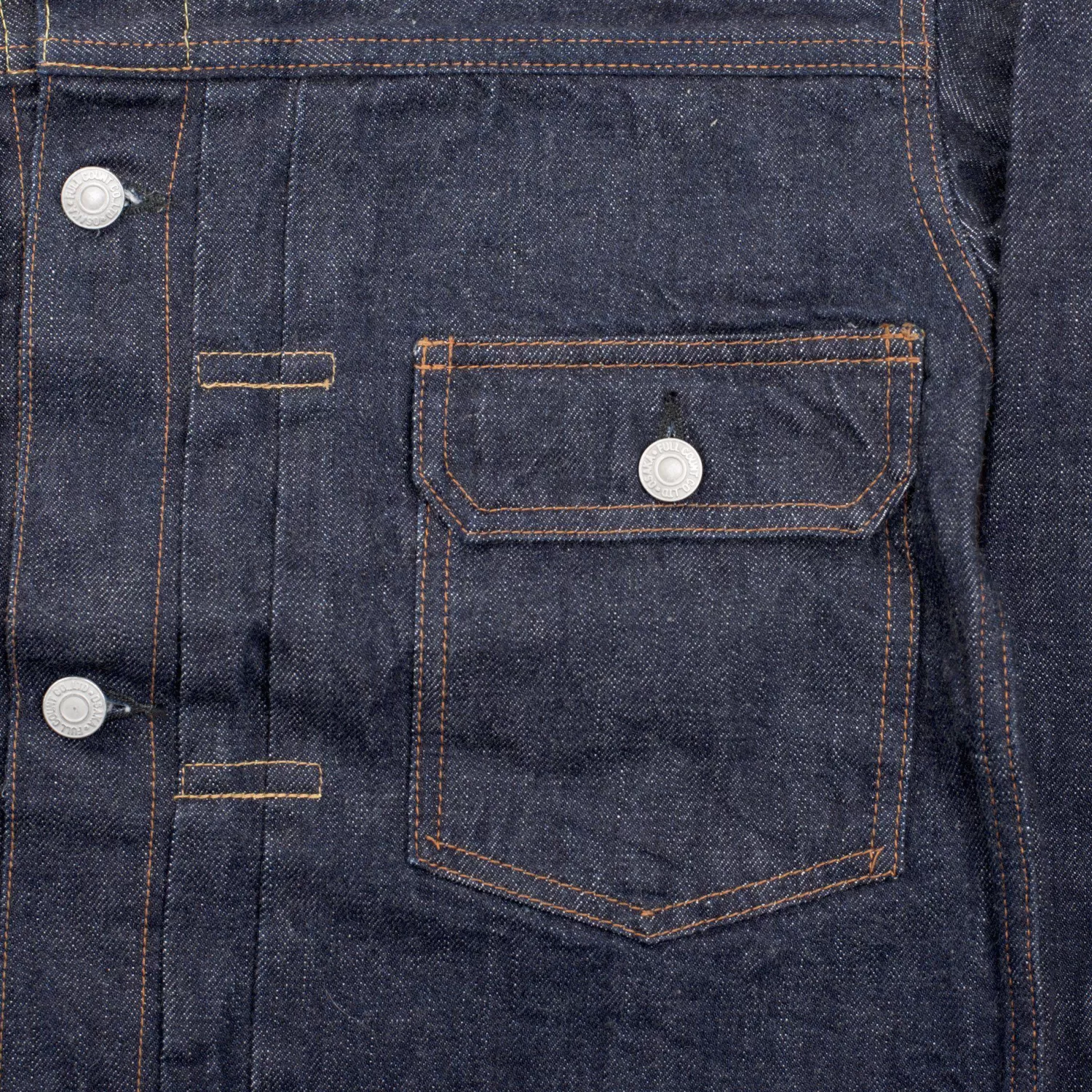 Full Count Jackets And Coats | Jacket<2102 Type II 13.75oz Denim Jacket One Wash