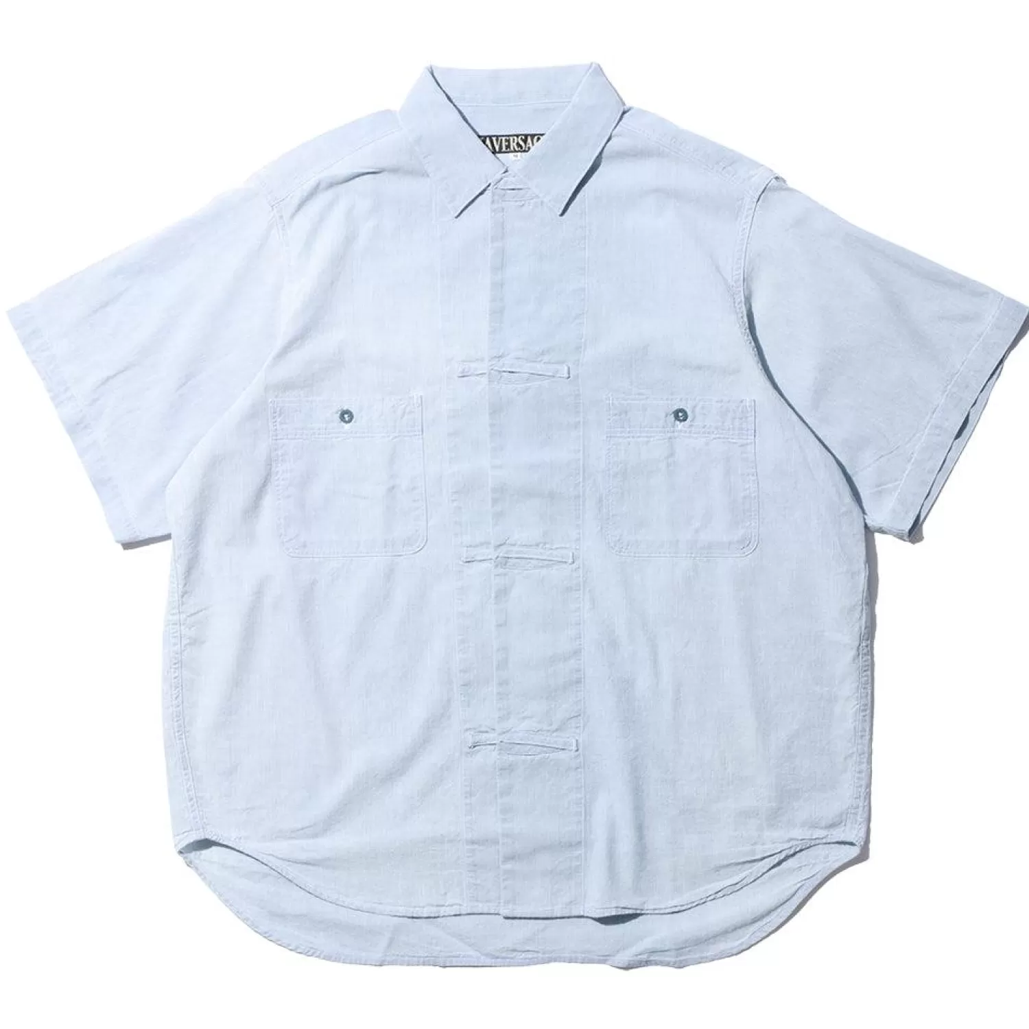 Haversack Shirts<S/S Shirt Mat Dungaree Vintage Wash Indigo