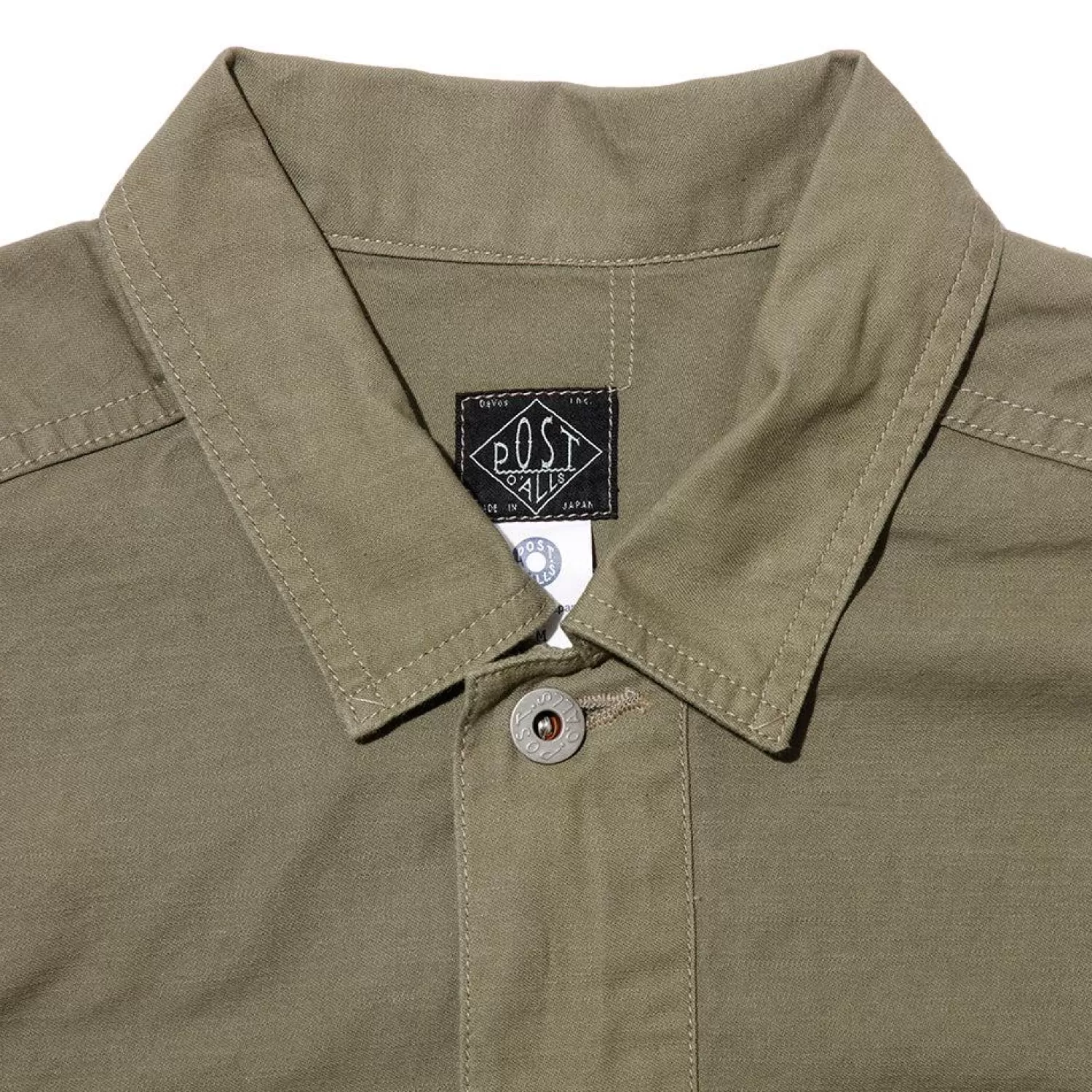 Post Overalls Shirts<Army Shirt Vintage Sateen Olive