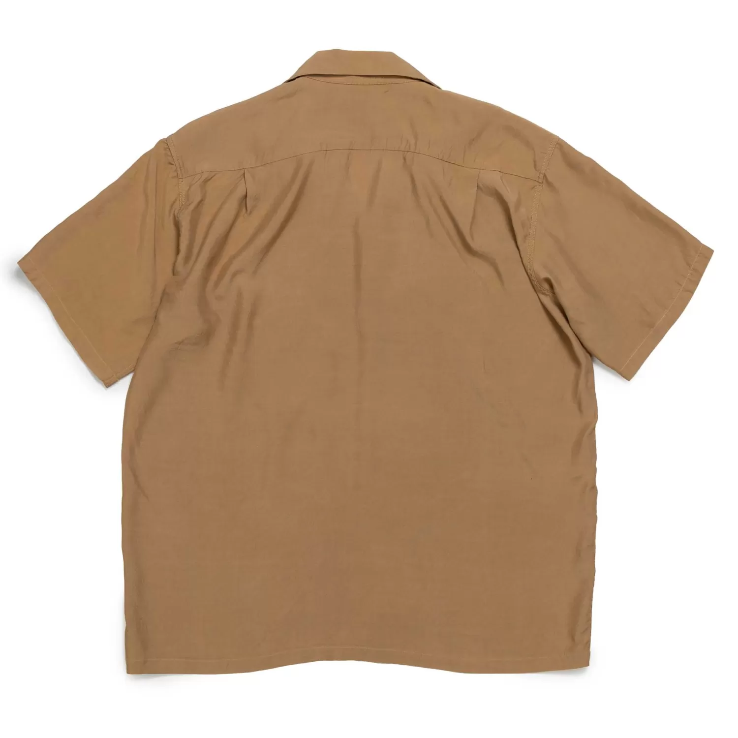 Style Eyes Shirts<by Toyo Enterprise Plain Bowling S/S Shirt Brown