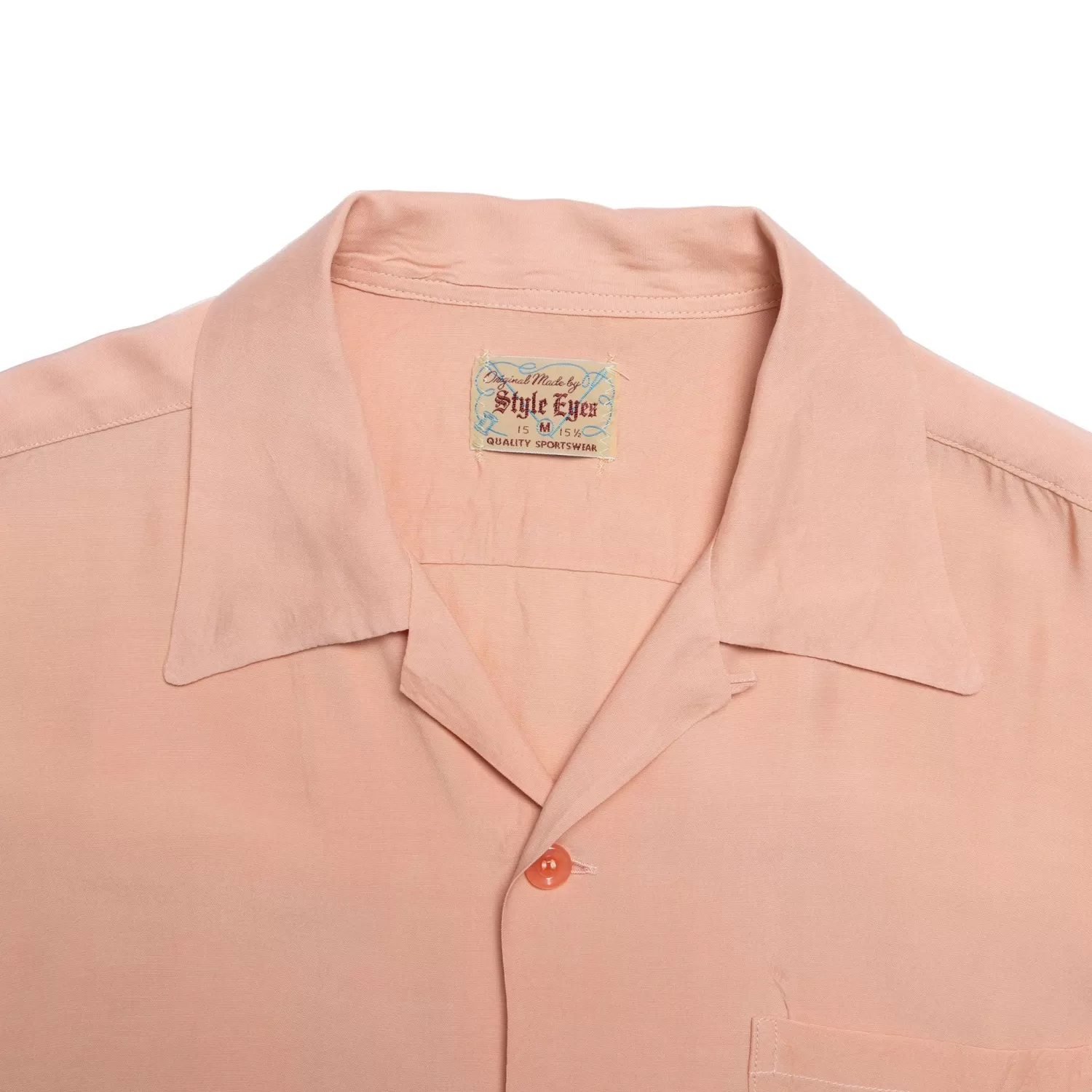 Style Eyes Shirts<by Toyo Enterprise Plain Bowling S/S Shirt Pink