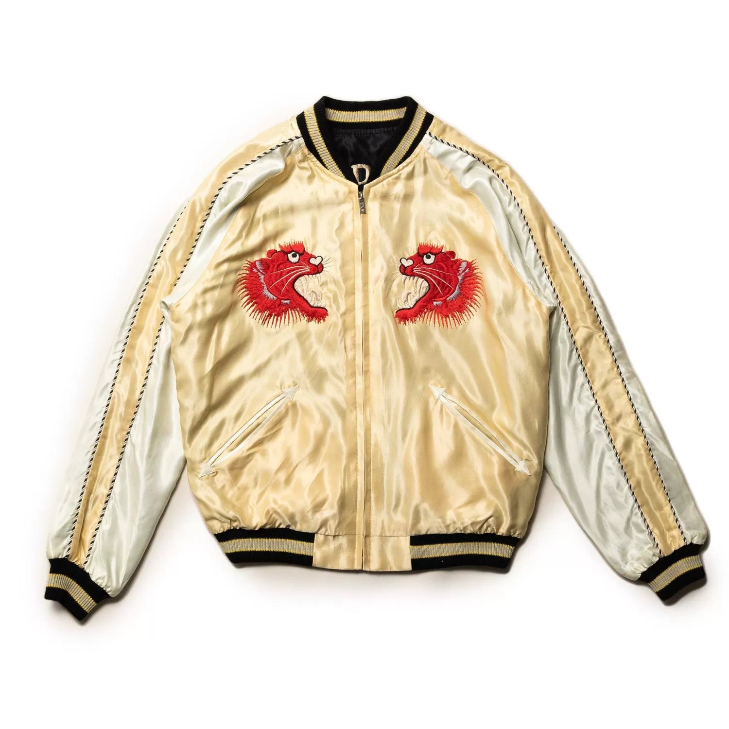 Tailor Toyo Jackets And Coats<Sukajan Red Tiger x Gold Dragon Jacket