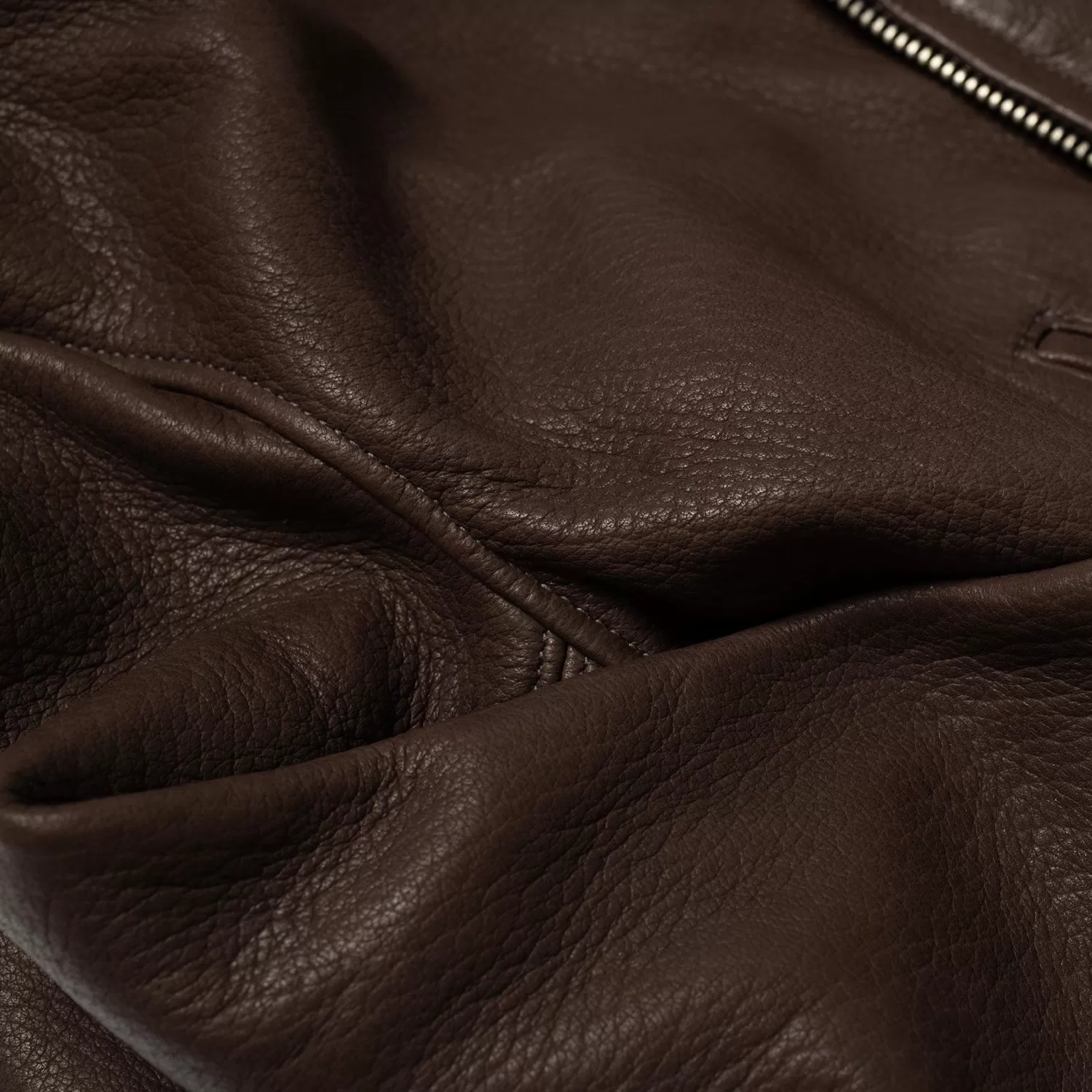 The Real McCoy's Leather Jackets | Jackets And Coats<30s Sports Jacket / Freeman Deerskin Brown