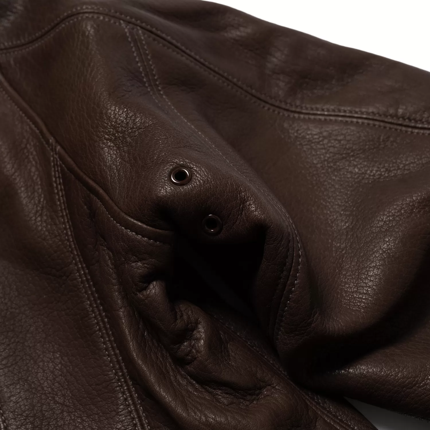 The Real McCoy's Leather Jackets | Jackets And Coats<30s Sports Jacket / Freeman Deerskin Brown