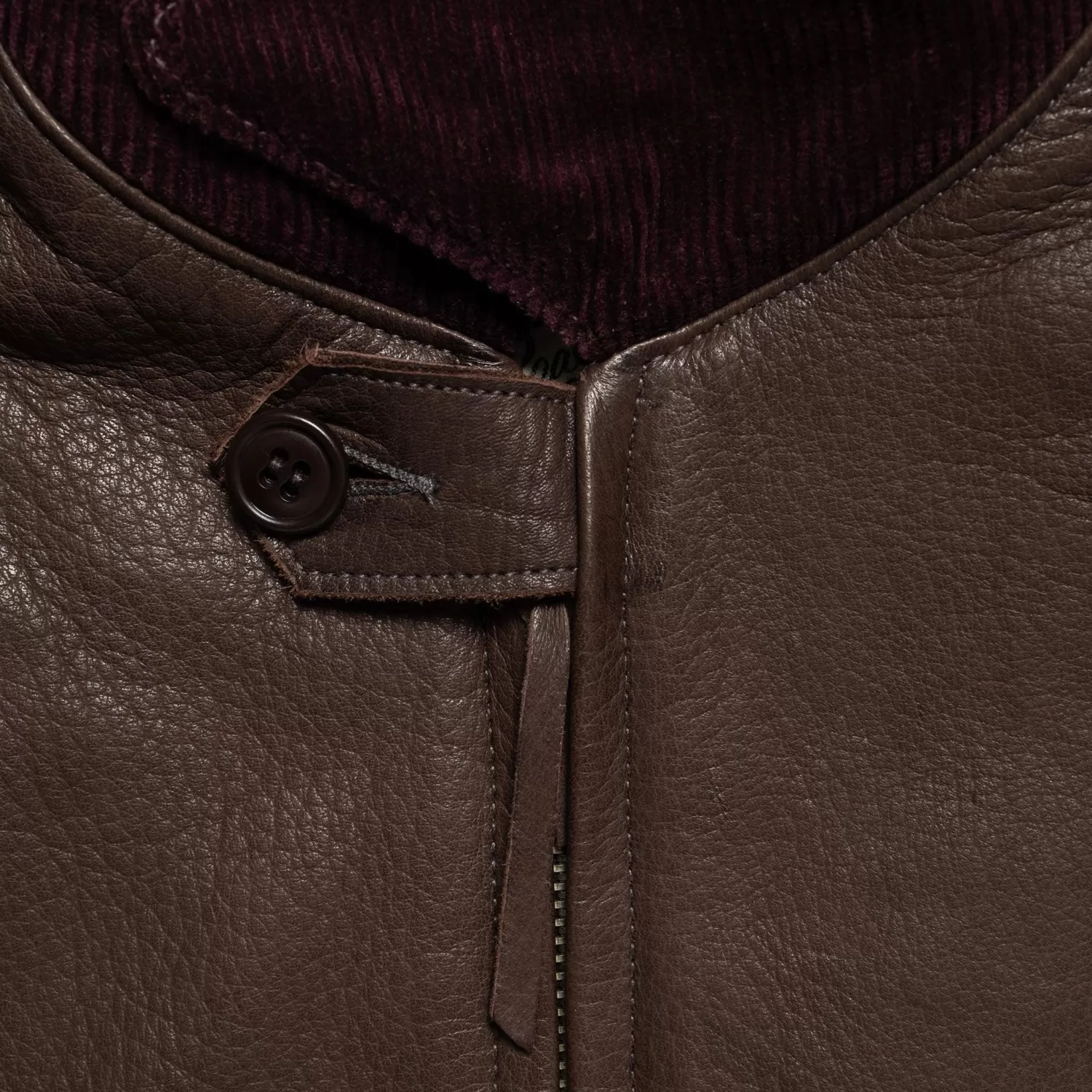 The Real McCoy's Leather Jackets | Jackets And Coats<30s Sports Jacket / Freeman Deerskin Brown